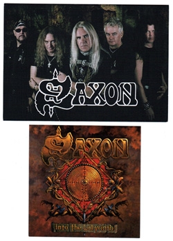 Saxon: Postkarten- Stickerset: 2007
