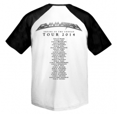 2014: Empire Of The Undead Tour Raglan T-Shirt, Size XL